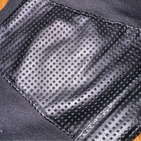 Leather mesh panel leggings - Picture 3 of 4